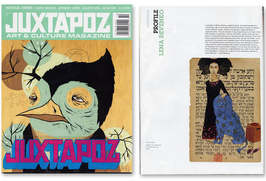 http://www.lenarevenko.com/blog/files/juxtapoz1.jpg
